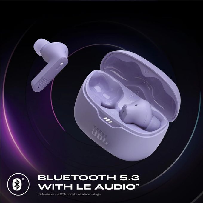 سماعات Tune Beam عازلة للضوضاء من JBL | بنفسجي سماعات Tune Beam عازلة للضوضاء من JBL | بنفسجي